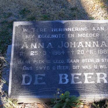 BEER Anna Johanna, de 1964-1981
