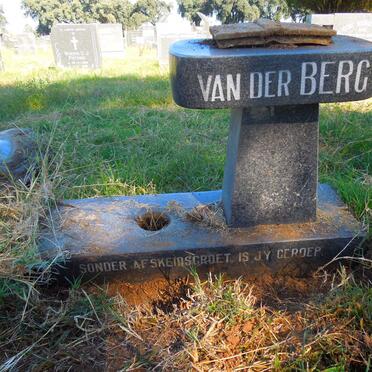 BERG Willie, van der 1953-1975