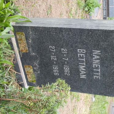 BETTMAN Richard 1928-2017 :: BETTMAN Hélene 1933-2015 :: BETTMAN Nanette 1962-1966 