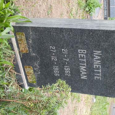 BETTMAN Richard 1928-2017 :: BETTMAN Hélene 1933-2015 :: BETTMAN Nanette 1962-1966 