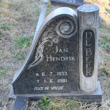 BEER Jan Hendrik, de 1933-1981