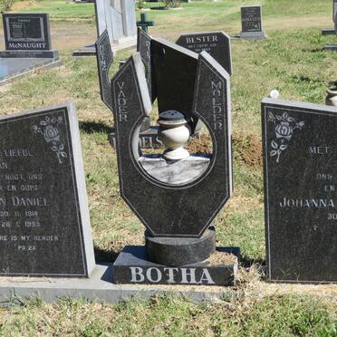 BOTHA Johan Daniel 1914-1993 &amp; Johanna Catharina 1919-