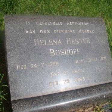 BOSHOFF Helena Hester 1894-1971