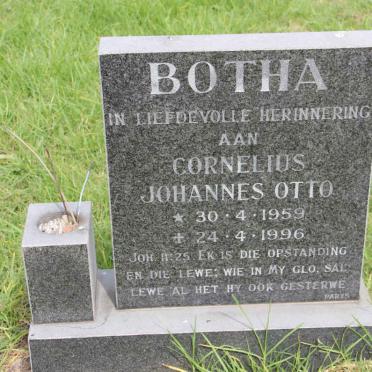 BOTHA Cornelius Johannes Otto 1959-1996