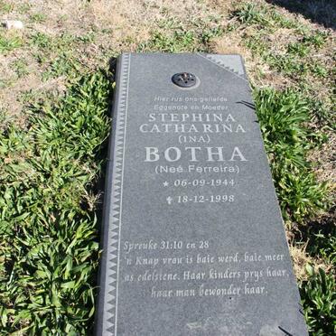 BOTHA Stephina Catharina nee FERREIRA 1944-1998