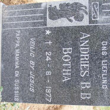 BOTHA Andries B.B. 1977-1977