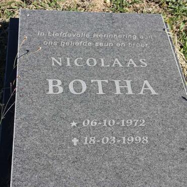 BOTHA Nicolaas 1972-1998