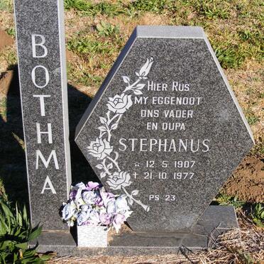 BOTHMA Stephanus 1907-1977