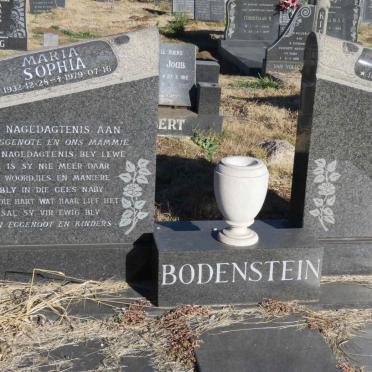 BODENSTEIN Antonie Petrus 1932- &amp; Maria Sophia 1932-1979