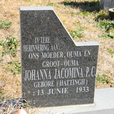 BOTES Frederick Lourens 1926-2002 &amp; Johanna Jacomina P.C. HATTINGH 1933-