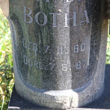 BOTHA Johannes Jacobus Snyman 1960-1987