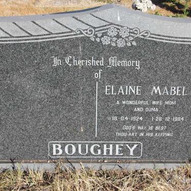 BOUGHEY Elaine Mabel 1924-1984
