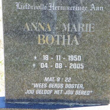 BOTHA Anna-Marie 1950-2005
