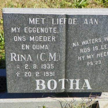 BOTHA C.M. 1935-1991