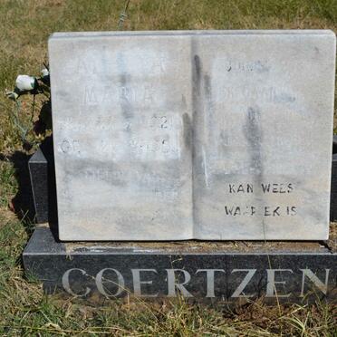 COERTZEN Aletta Maria 1921-1983