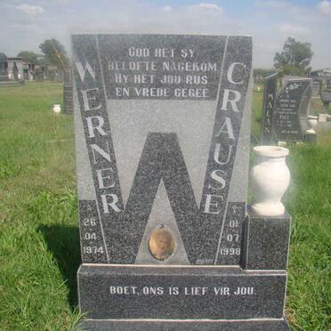CRAUSE Werner 1974-1998