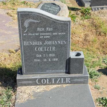 COETZER Hendrik Johannes 1931-1991