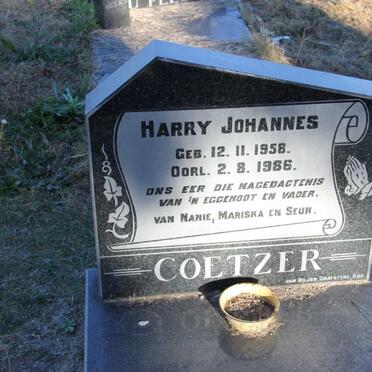 COETZER Harry Johannes 1958-1986