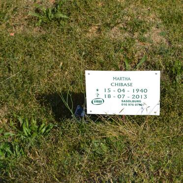 CHIBASE Martha 1940-2013