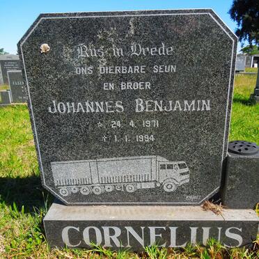 CORNELIUS Johannes Benjamin 1971-1994