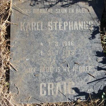 CRAIG Karel Stephanus 1946-1975