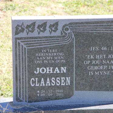 CLAASSEN Johan 1940-2011