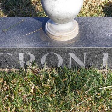 CRONJÉ Boet 1920-1973 &amp; Betsie 1921- 