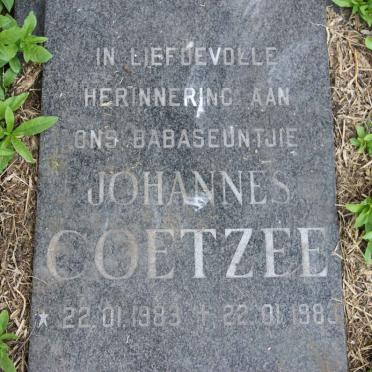 COETZEE Johannes 1983-1983