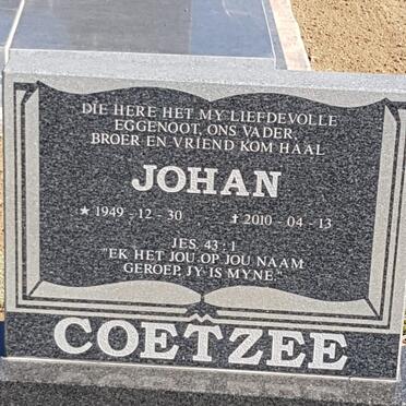 COETZEE Johan 1949-2010