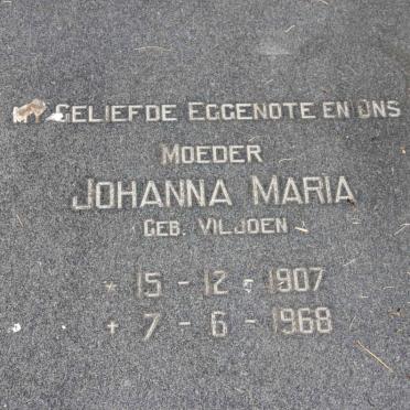 COETZEE Andries Jacobus Jasper 1908-1971 &amp; Johanna Maria VILJOEN 1907-1968