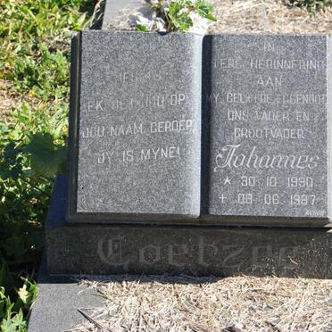 COETZEE Johannes 1930-1987