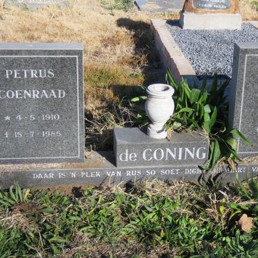 CONING Petrus Coenraad, de 1910-1985 &amp; Beatrix Maria 1912-1998