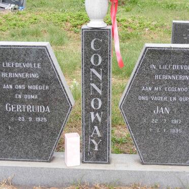 CONNOWAY Jan 1917-1995 &amp; Gertruida 1925-