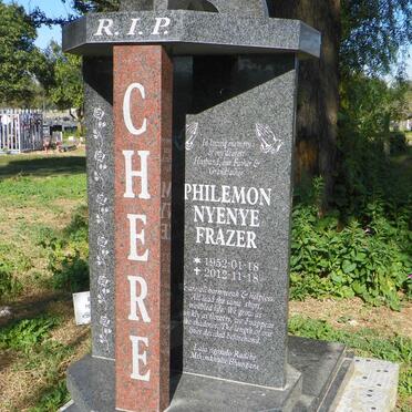 CHERE Philemon Nyenye Frazer 1952-2012