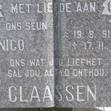 CLAASSEN Nico 1991-1991