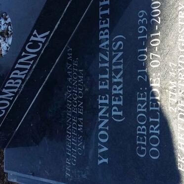COMBRINCK Yvonne Elizabeth nee PERKINS 1939-200?