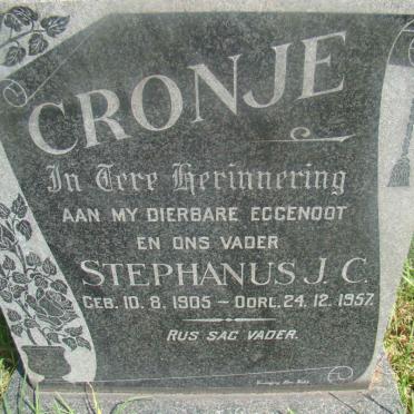 CRONJE Stephanus J.C. 1905-1957