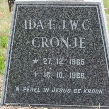 CRONJE Ida F.J.W.C. 1965-1966