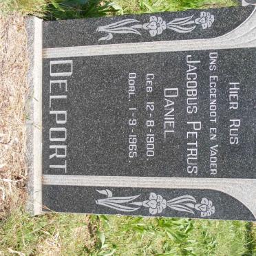 DELPORT Jacobus Petrus Daniel 1900-1965