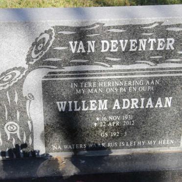 DEVENTER Willem Adriaan, van 1931-2012