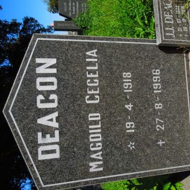 DEACON Magdild Cecelia 1918-1996