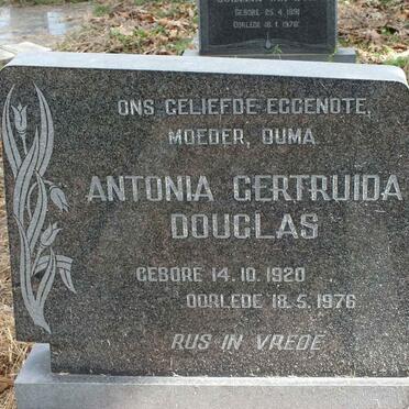 DOUGLAS Antonia Gertruida 1920-1976