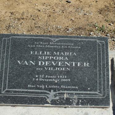 DEVENTER Ellie Maria Sippora, van nee VILJOEN 1921-2009