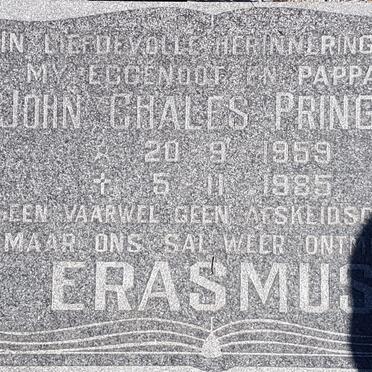 ERASMUS John Chales Pringel 1959-1985