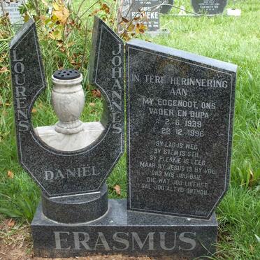 ERASMUS Lourens Johannes Daniël 1939-1996