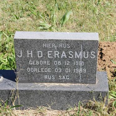 ERASMUS J.H.D. 1918-1989