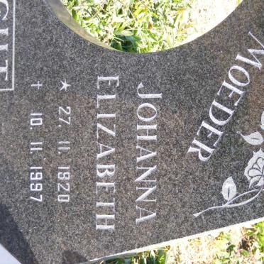 ENGELBRECHT Gert Cornelius 1920-1986 &amp; Johanna Elizabeth 1920-1997