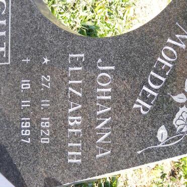 ENGELBRECHT Gert Cornelius 1920-1986 &amp; Johanna Elizabeth 1920-1997