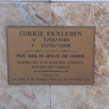 ERXLEBEN Corrie 1949-2008