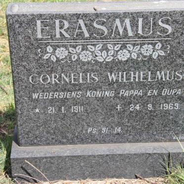ERASMUS Cornelis Wilhelmus 1911-1969